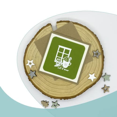 Weihnachtskarte Let it snow – Bild 5